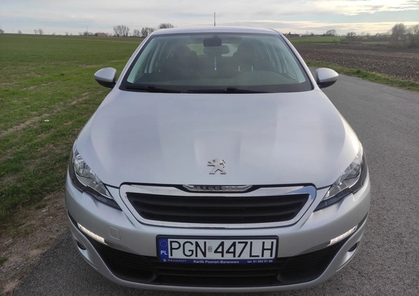 Peugeot 308 cena 29900 przebieg: 139000, rok produkcji 2013 z Kłecko małe 352